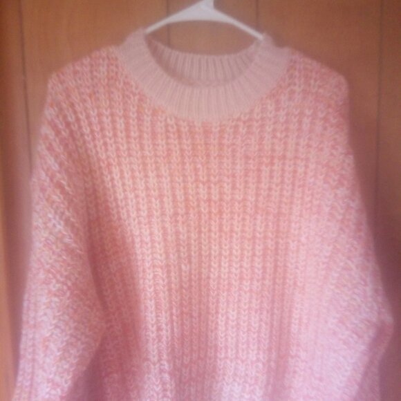 First Love Women's Orange Brown Pullover Sweater Size M - Picture 3 of 4